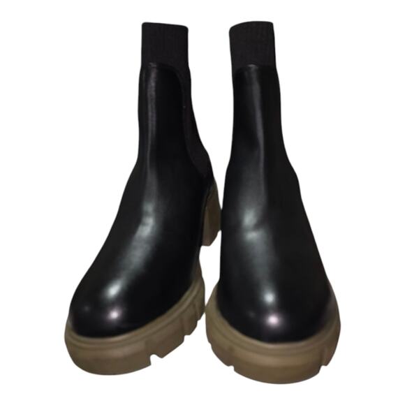 Steve Madden Hayle Women's Boots Black/Olive Platform Lug Sole Size 10 New - Picture 5 of 16